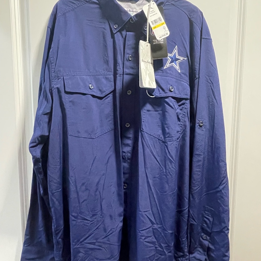Tommy Bahama Dallas Cowboys Blue Star Shirt Jacket